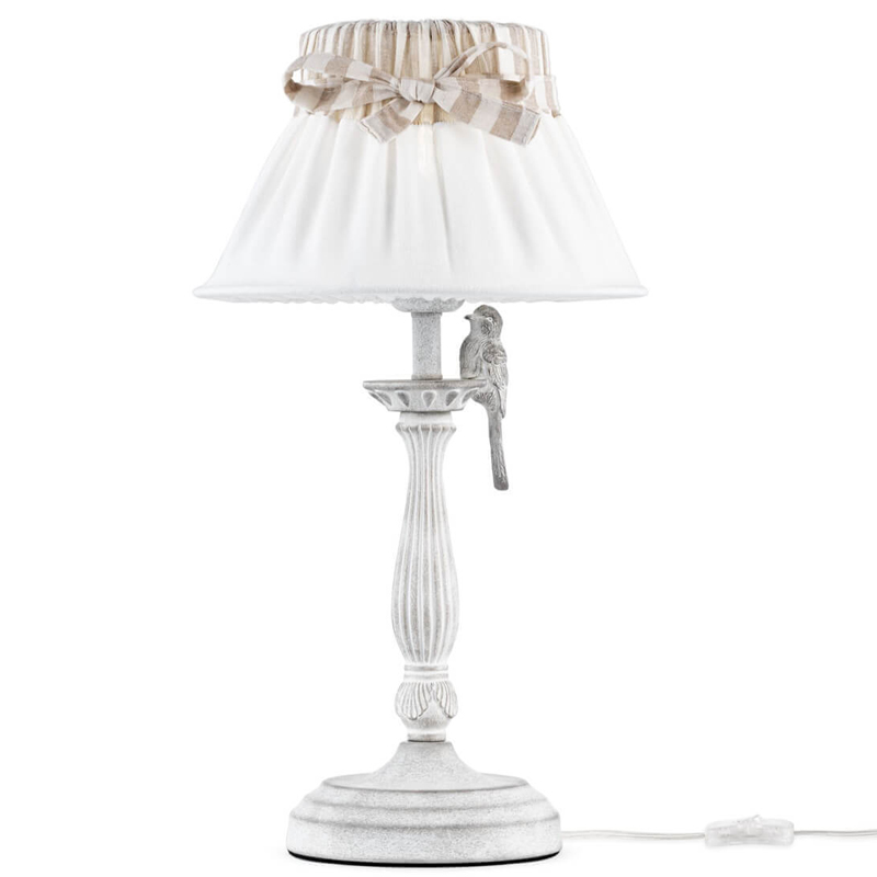 Настольная лампа Refined Provence Table lamp Белый Бежевый в Краснодаре | Loft Concept 