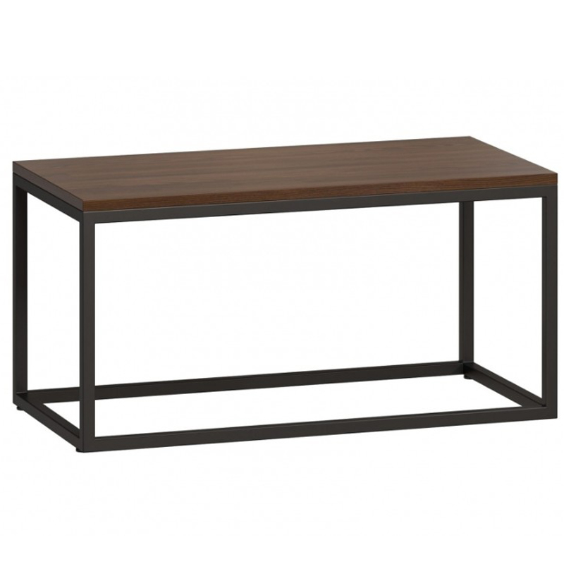 Кофейный стол Industrial Oak Philomel Coffee Table Коричневый Черный в Краснодаре | Loft Concept 