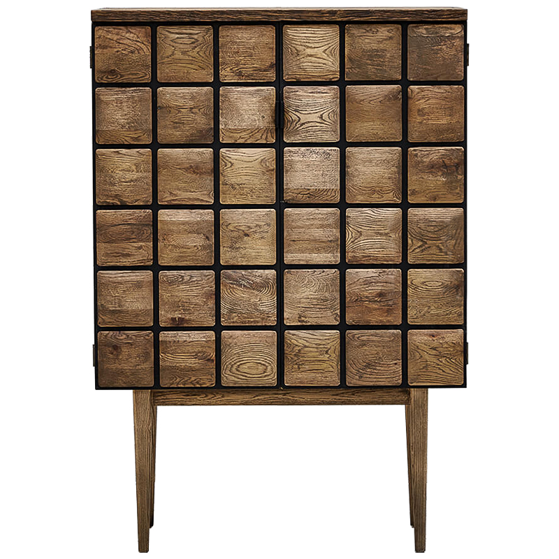 Комод из дуба с 2-мя дверцами Nakain chest of drawers Коричневый в Краснодаре | Loft Concept 