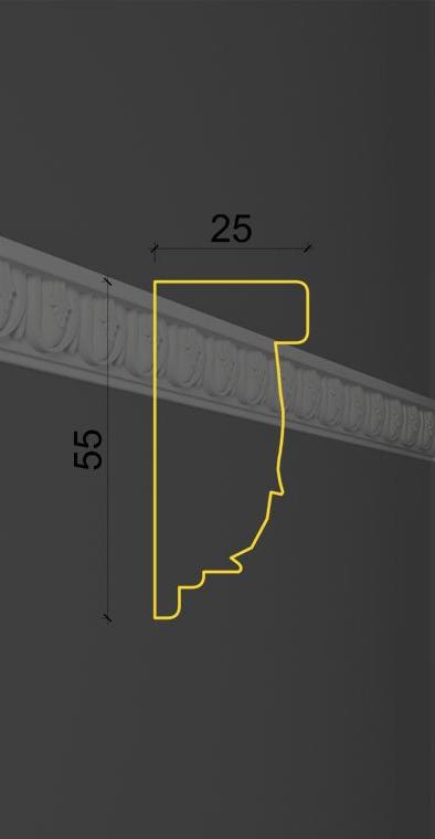 Молдинг с орнаментом MO-14 в Краснодаре