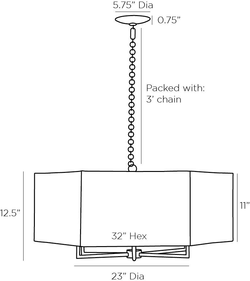 Люстра Arteriors OXFORD CHANDELIER в Краснодаре