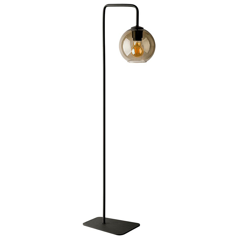 Торшер Franco Floor Lamp Янтарный Черный в Краснодаре | Loft Concept 