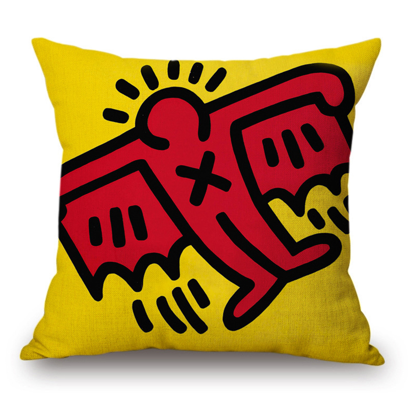 Подушка Keith Haring 18 Мульти в Краснодаре | Loft Concept 