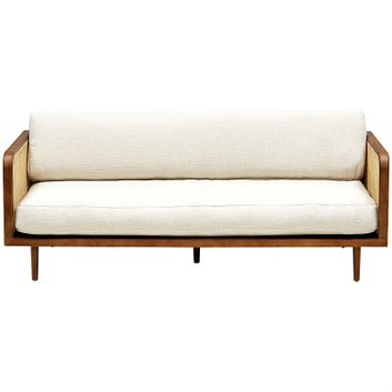 Диван Rattan Decor Sofa Ivory ivory ( слоновая кость ) Коричневый в Краснодаре | Loft Concept 