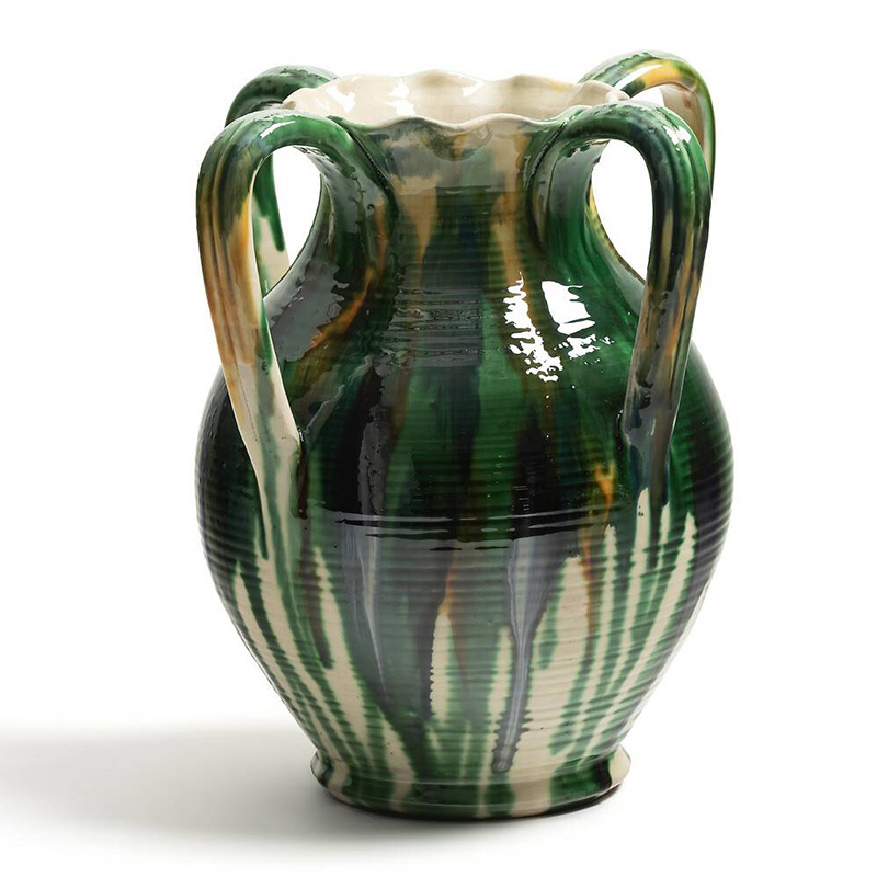 Ваза Faience Vase III Белый Зеленый Желтый Синий в Краснодаре | Loft Concept 