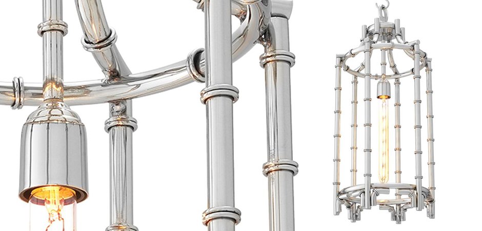 Люстра Eichholtz Lantern Vasco Steel - Loft-Concept в Краснодаре