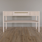 Дизайнерская Консоль с полкой и ящиком Primo Светлый дуб варинант исполнения - 1 | Loft Concept в Краснодаре