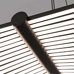 Люстра в виде распахнутых крыльев из тонких металлических планок Flight of Freedom варинант исполнения - 11 | Loft Concept в Краснодаре