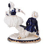 Статуэтка фарфоровая Влюбленная пара Charming Statuette варинант исполнения - 2 | Loft Concept в Краснодаре