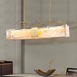 Люстра прямоугольная из фактурного стекла Chandelier Beam варинант исполнения - 6 | Loft Concept в Краснодаре