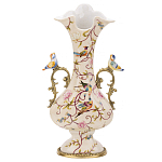 Ваза из фарфора с бронзовыми вставками Eden Garden варинант исполнения - 1 | Loft Concept в Краснодаре