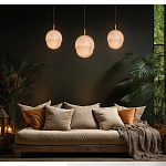 Подвесной светильник светодиодный с плафоном сферической формы Stone Helios варинант исполнения - 1 | Loft Concept в Краснодаре