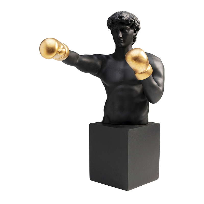 Статуэтка David with Golden Gloves Черный Золотой в Краснодаре | Loft Concept 