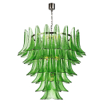 Люстра из семи ярусов зеленого стекла Independence варинант исполнения - 1 | Loft Concept в Краснодаре