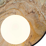 Бра круглое с каменным диском в металлической раме Sandstone Painting варинант исполнения - 3 | Loft Concept в Краснодаре