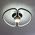 Потолочный светильник черного цвета круглой формы Luke Lampco Tracer Lamp варинант исполнения - 2 | Loft Concept в Краснодаре