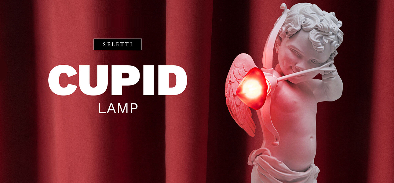 Настольная лампа Купидон со стрелой Seletti Cupid Lamp Настольная лампа Купидон со стрелой Seletti Cupid Lamp - Loft-Concept в Краснодаре