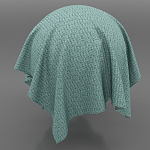 Мебельная ткань Шенилл бирюзовый цвет 142 см T4-61 варинант исполнения - 12 | Loft Concept в Краснодаре