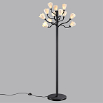 Торшер с плафонами из белых фарфоровых цветов на изогнутых ветвях Floralis варинант исполнения - 4 | Loft Concept в Краснодаре