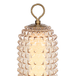 Настольная лампа с факутрным стеклянным плафоном Sonora варинант исполнения - 3 | Loft Concept в Краснодаре