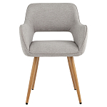 Стул в рогожке серого цвета NEASAN STOOL варинант исполнения - 2 | Loft Concept в Краснодаре