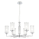 Люстра с 6-ю цилиндрическими стеклянными плафонами Jeanette варинант исполнения - 6 | Loft Concept в Краснодаре