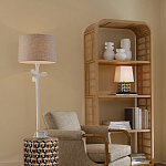 Настольная лампа с фигурным узором и трапециевидным абажуром Сonundrum варинант исполнения - 5 | Loft Concept в Краснодаре