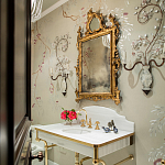 Обои ручная роспись Silk Tree Special Colourway on grey painted Xuan paper варинант исполнения - 2 | Loft Concept в Краснодаре