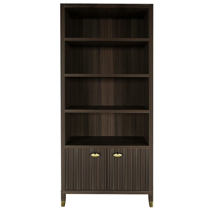 Книжный Стеллаж Elsa Dreams Walnut с задней стенкой Орех Золотой Книжный Стеллаж Elsa Dreams Walnut с задней стенкой Орех Золотой в Краснодаре | Loft Concept