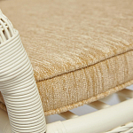 Комплект обеденный из ротанга Eloise grand white варинант исполнения - 12 | Loft Concept в Краснодаре