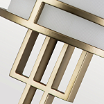 Бра с геометрическим каркасом и матовым белым цилиндрическим плафоном Feiss варинант исполнения - 3 | Loft Concept в Краснодаре