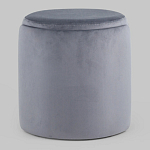 Пуф Alice Poof Grey Серый велюр варинант исполнения - 5 | Loft Concept в Краснодаре