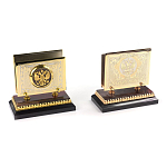 Настольный письменный набор из яшмы и долерита с декором Двуглавый орел Manager Organizer варинант исполнения - 4 | Loft Concept в Краснодаре