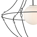 Подвесной светильник из тонких прутьев в форме колокола Forged Thin Rods варинант исполнения - 2 | Loft Concept в Краснодаре