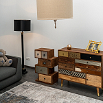 Тумба необычной формы с выдвижными ящиками Shift варинант исполнения - 4 | Loft Concept в Краснодаре