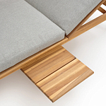 Садовый диван-трансофрмер Kate серый варинант исполнения - 3 | Loft Concept в Краснодаре