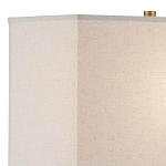 Настольная лампа с корпусом в форме кольца и прямоугольным абажуром French Ring варинант исполнения - 2 | Loft Concept в Краснодаре