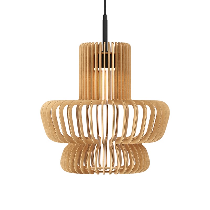 Подвесной светильник Namiki 14Вт 2700-4000К Черный Древесина в Краснодаре | Loft Concept 