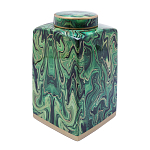 Ваза с малахитовым узором MALACHITE варинант исполнения - 2 | Loft Concept в Краснодаре