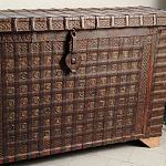 Большой Этнический сундук с металлическим декором  варинант исполнения - 2 | Loft Concept в Краснодаре