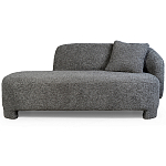 Кушетка серая с обивкой букле Thalia Grey Boucle Sofa варинант исполнения - 1 | Loft Concept в Краснодаре