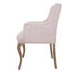 Кресло Mason Classical Armchair beige flax варинант исполнения - 1 | Loft Concept в Краснодаре