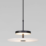 Светодиодный подвесной светильник черный с мраморным рассеивателем варинант исполнения - 2 | Loft Concept в Краснодаре