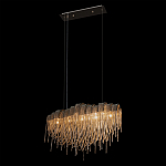 Люстра подвесная с металлическими цепочками и изогнутыми металлическими дугами 72 см Atlantis Chain варинант исполнения - 5 | Loft Concept в Краснодаре