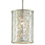 Подвесной светильник в форме цилиндра Speckled Mirror Plates варинант исполнения - 2 | Loft Concept в Краснодаре