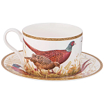 Чайная пара из фарфора 300 мл Hunting Porcelain Collection варинант исполнения - 1 | Loft Concept в Краснодаре