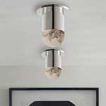 Потолочный светильник светодиодный с плафоном из натурального камня Purgatory варинант исполнения - 4 | Loft Concept в Краснодаре