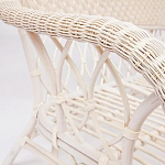Комплект уличной мебели из ротанга Eloise белый варинант исполнения - 4 | Loft Concept в Краснодаре