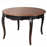 Стол круглый из массива березы в стиле прованс Vintage варинант исполнения - 1 | Loft Concept в Краснодаре