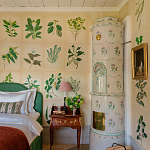 Обои ручная роспись Botanical Studies Linnaeus colourway варинант исполнения - 6 | Loft Concept в Краснодаре